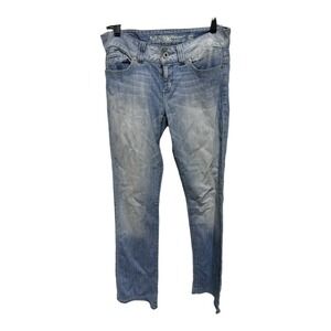 Guess Vintage Y2K Ultra Low Rise Denim Bootcut Jeans Size 29 Medium Wash